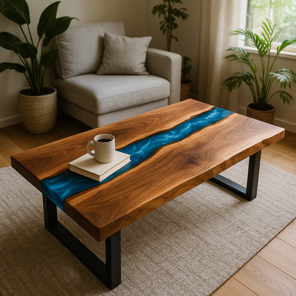 Artisan Live-Edge River Table - Image 2